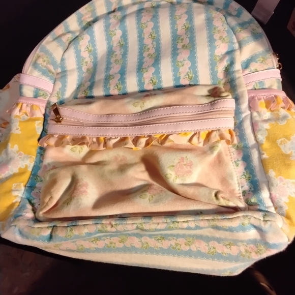 Wander Floral Baby Bag - Pink and Yellow - Picture 2 of 5